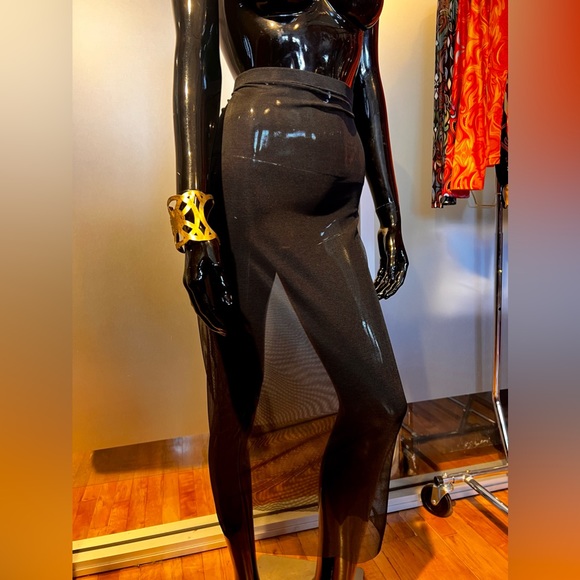 SIEMPRE Mesh Pencil Skirt - Picture 3 of 3